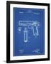 PP76-Blueprint Colt 1911 Semi-Automatic Pistol Patent Poster-Cole Borders-Framed Giclee Print