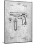 PP76-Slate Colt 1911 Semi-Automatic Pistol Patent Poster-Cole Borders-Mounted Giclee Print