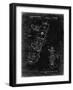 PP760-Black Grunge Burton Touring Snowboard Patent Poster-Cole Borders-Framed Giclee Print