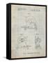 PP762-Antique Grid Parchment Chop Saw Patent Poster-Cole Borders-Framed Stretched Canvas