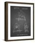 PP762-Black Grid Chop Saw Patent Poster-Cole Borders-Framed Giclee Print