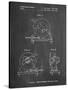 PP762-Chalkboard Chop Saw Patent Poster-Cole Borders-Stretched Canvas
