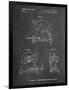 PP762-Chalkboard Chop Saw Patent Poster-Cole Borders-Framed Premium Giclee Print