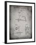 PP762-Faded Grey Chop Saw Patent Poster-Cole Borders-Framed Giclee Print