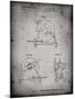 PP762-Faded Grey Chop Saw Patent Poster-Cole Borders-Mounted Giclee Print