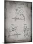 PP762-Faded Grey Chop Saw Patent Poster-Cole Borders-Mounted Premium Giclee Print