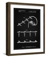 PP763-Vintage Black Christmas Lights Poster-Cole Borders-Framed Giclee Print