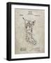 PP764-Sandstone Christmas Stocking 1912 Patent Poster-Cole Borders-Framed Giclee Print