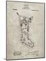 PP764-Sandstone Christmas Stocking 1912 Patent Poster-Cole Borders-Mounted Giclee Print