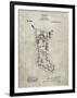 PP764-Sandstone Christmas Stocking 1912 Patent Poster-Cole Borders-Framed Giclee Print