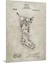 PP764-Sandstone Christmas Stocking 1912 Patent Poster-Cole Borders-Mounted Giclee Print