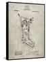 PP764-Sandstone Christmas Stocking 1912 Patent Poster-Cole Borders-Framed Stretched Canvas