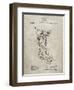 PP764-Sandstone Christmas Stocking 1912 Patent Poster-Cole Borders-Framed Premium Giclee Print