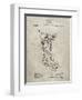 PP764-Sandstone Christmas Stocking 1912 Patent Poster-Cole Borders-Framed Premium Giclee Print