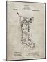 PP764-Sandstone Christmas Stocking 1912 Patent Poster-Cole Borders-Mounted Premium Giclee Print