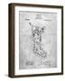 PP764-Slate Christmas Stocking 1912 Patent Poster-Cole Borders-Framed Giclee Print