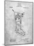 PP764-Slate Christmas Stocking 1912 Patent Poster-Cole Borders-Mounted Giclee Print