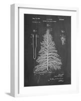 PP765-Chalkboard Christmas Tree Poster-Cole Borders-Framed Giclee Print