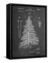 PP765-Chalkboard Christmas Tree Poster-Cole Borders-Framed Stretched Canvas