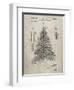 PP765-Sandstone Christmas Tree Poster-Cole Borders-Framed Premium Giclee Print