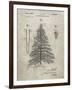 PP765-Sandstone Christmas Tree Poster-Cole Borders-Framed Giclee Print