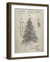 PP765-Sandstone Christmas Tree Poster-Cole Borders-Framed Giclee Print