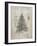 PP765-Sandstone Christmas Tree Poster-Cole Borders-Framed Giclee Print