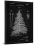 PP765-Vintage Black Christmas Tree Poster-Cole Borders-Mounted Giclee Print