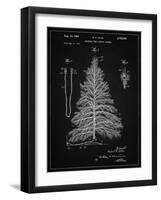 PP765-Vintage Black Christmas Tree Poster-Cole Borders-Framed Giclee Print