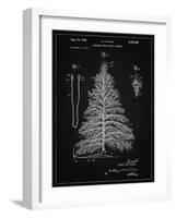 PP765-Vintage Black Christmas Tree Poster-Cole Borders-Framed Giclee Print