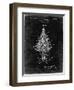 PP766-Black Grunge Christmas Tree Poster-Cole Borders-Framed Giclee Print