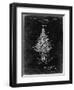 PP766-Black Grunge Christmas Tree Poster-Cole Borders-Framed Giclee Print