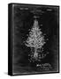 PP766-Black Grunge Christmas Tree Poster-Cole Borders-Framed Stretched Canvas