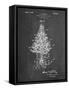 PP766-Chalkboard Christmas Tree Poster-Cole Borders-Framed Stretched Canvas