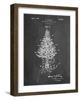 PP766-Chalkboard Christmas Tree Poster-Cole Borders-Framed Giclee Print