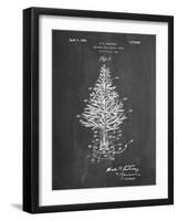 PP766-Chalkboard Christmas Tree Poster-Cole Borders-Framed Giclee Print