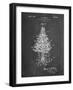 PP766-Chalkboard Christmas Tree Poster-Cole Borders-Framed Giclee Print