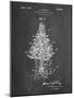 PP766-Chalkboard Christmas Tree Poster-Cole Borders-Mounted Giclee Print