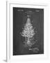 PP766-Chalkboard Christmas Tree Poster-Cole Borders-Framed Giclee Print