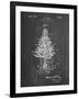 PP766-Chalkboard Christmas Tree Poster-Cole Borders-Framed Giclee Print