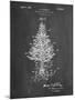 PP766-Chalkboard Christmas Tree Poster-Cole Borders-Mounted Giclee Print