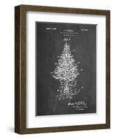 PP766-Chalkboard Christmas Tree Poster-Cole Borders-Framed Giclee Print