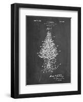 PP766-Chalkboard Christmas Tree Poster-Cole Borders-Framed Giclee Print