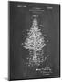 PP766-Chalkboard Christmas Tree Poster-Cole Borders-Mounted Giclee Print