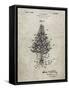 PP766-Sandstone Christmas Tree Poster-Cole Borders-Framed Stretched Canvas