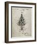 PP766-Sandstone Christmas Tree Poster-Cole Borders-Framed Giclee Print