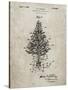 PP766-Sandstone Christmas Tree Poster-Cole Borders-Stretched Canvas