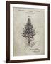PP766-Sandstone Christmas Tree Poster-Cole Borders-Framed Giclee Print