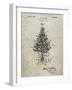 PP766-Sandstone Christmas Tree Poster-Cole Borders-Framed Giclee Print