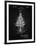 PP766-Vintage Black Christmas Tree Poster-Cole Borders-Framed Giclee Print